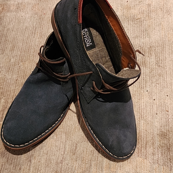 Kenneth Cole blue Suede Chukka Boots main image 4